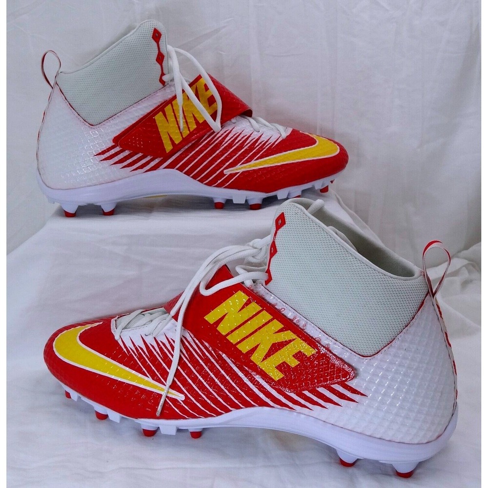 Nike Alpha‎ Strike Pro 2 Football Cleats Mens 16 Red White Yellow 847554-116